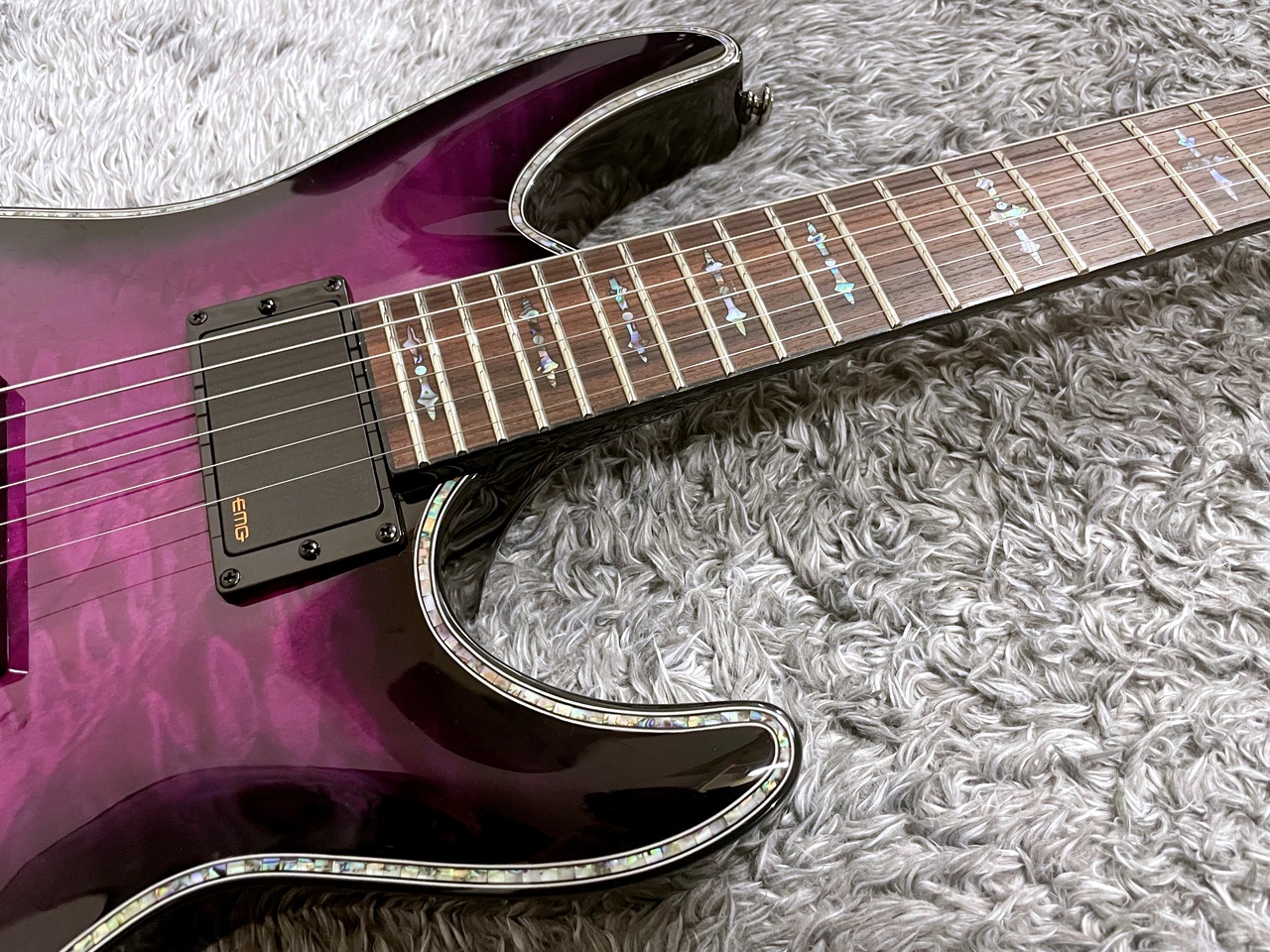 SCHECTER Hellraiser C-1 AD-C-1-HR TPB (Trans Purple Burst