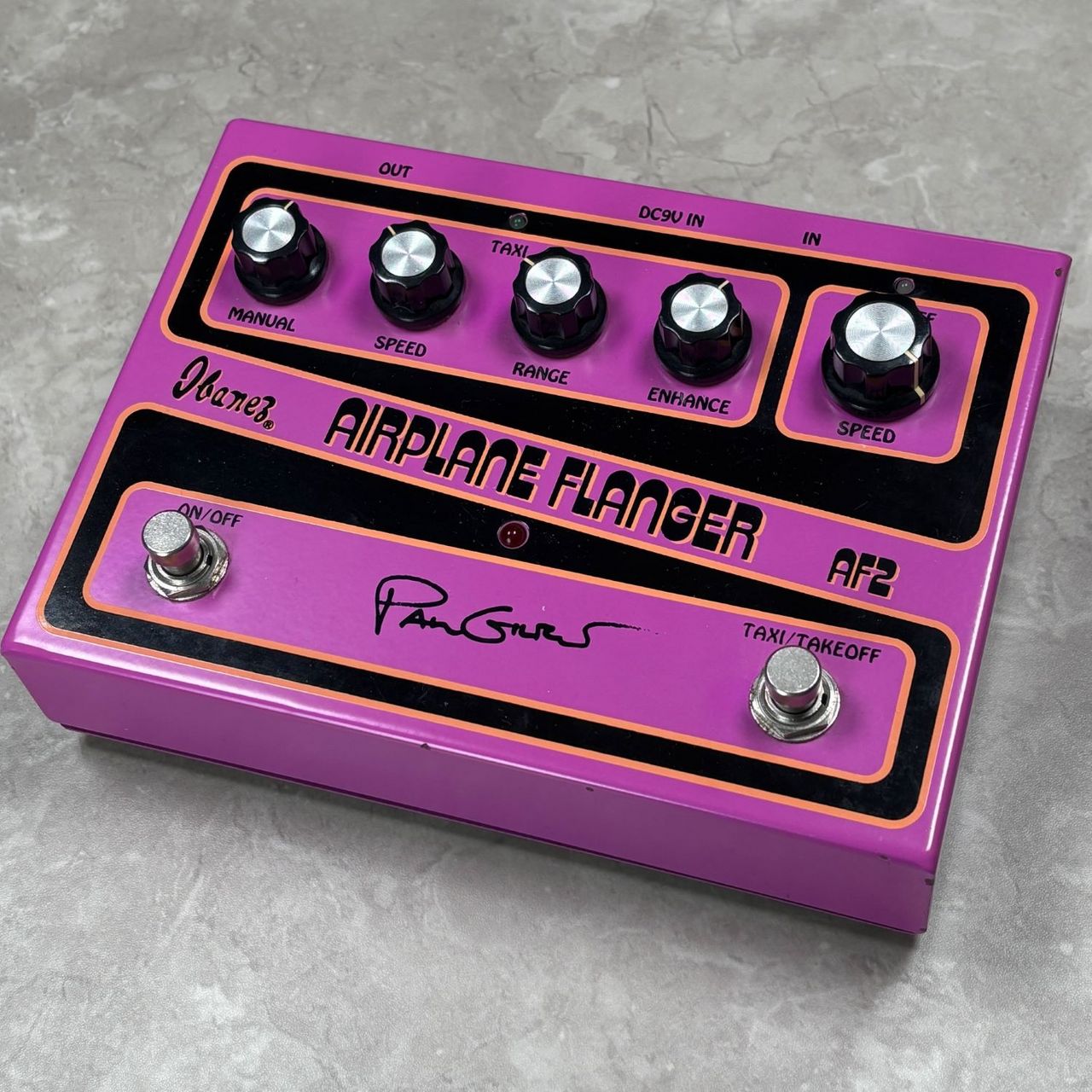 Ibanez Paul Gilbert Signature Airplane Flanger AF2 ポール