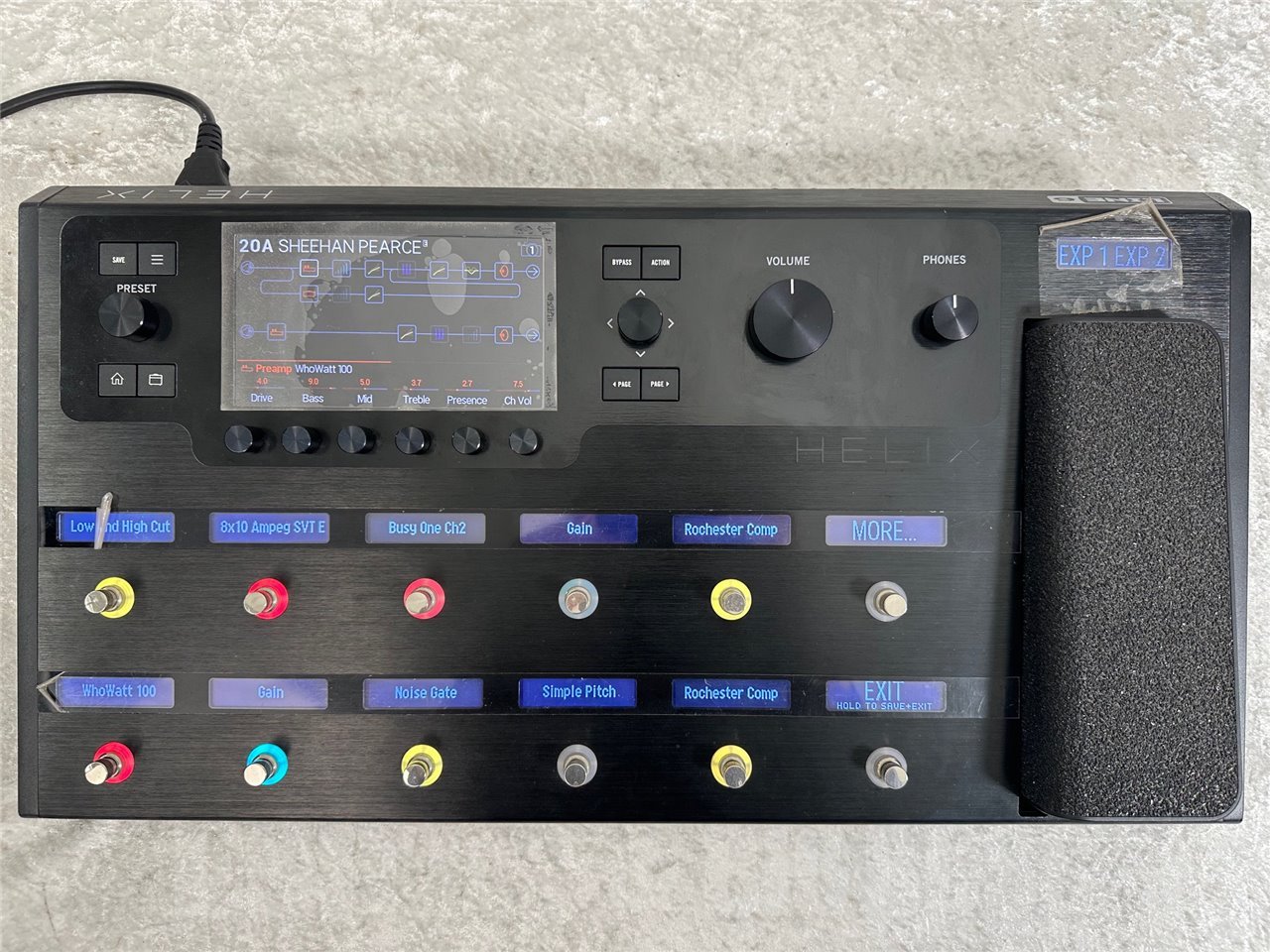Line6 Helix Floor ほぼ未使用品 箱付属品完備 別売純正バッグ