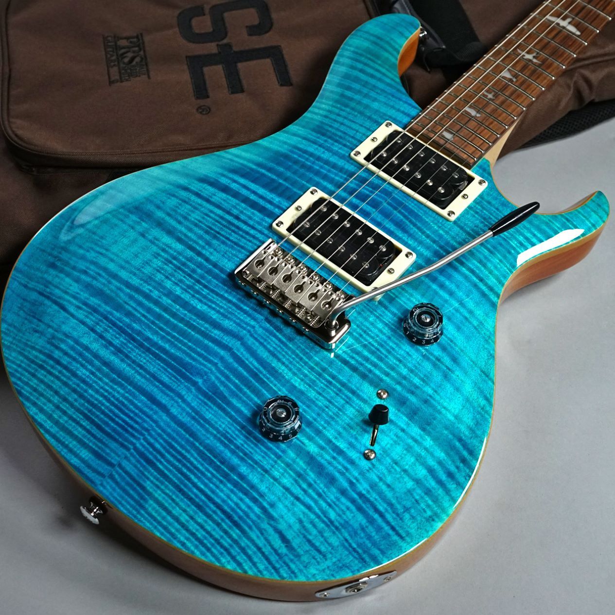 Paul Reed Smith(PRS) SE CUSTOM 24 Blue Matteo Natural Back