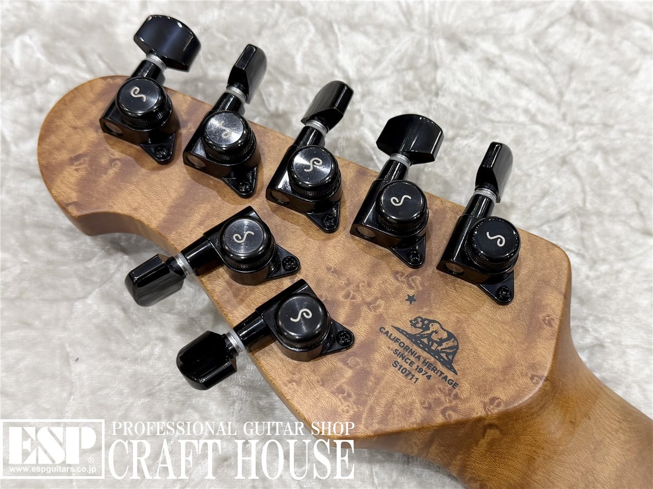 MUSIC MAN Jason Richardson Cutlass 7 / Buckeye Burl Natural（新品