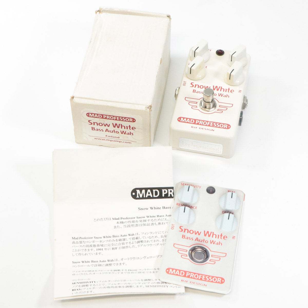 MAD PROFESSOR Snow White Bass Auto Wah HW エレキベース用オートワウ