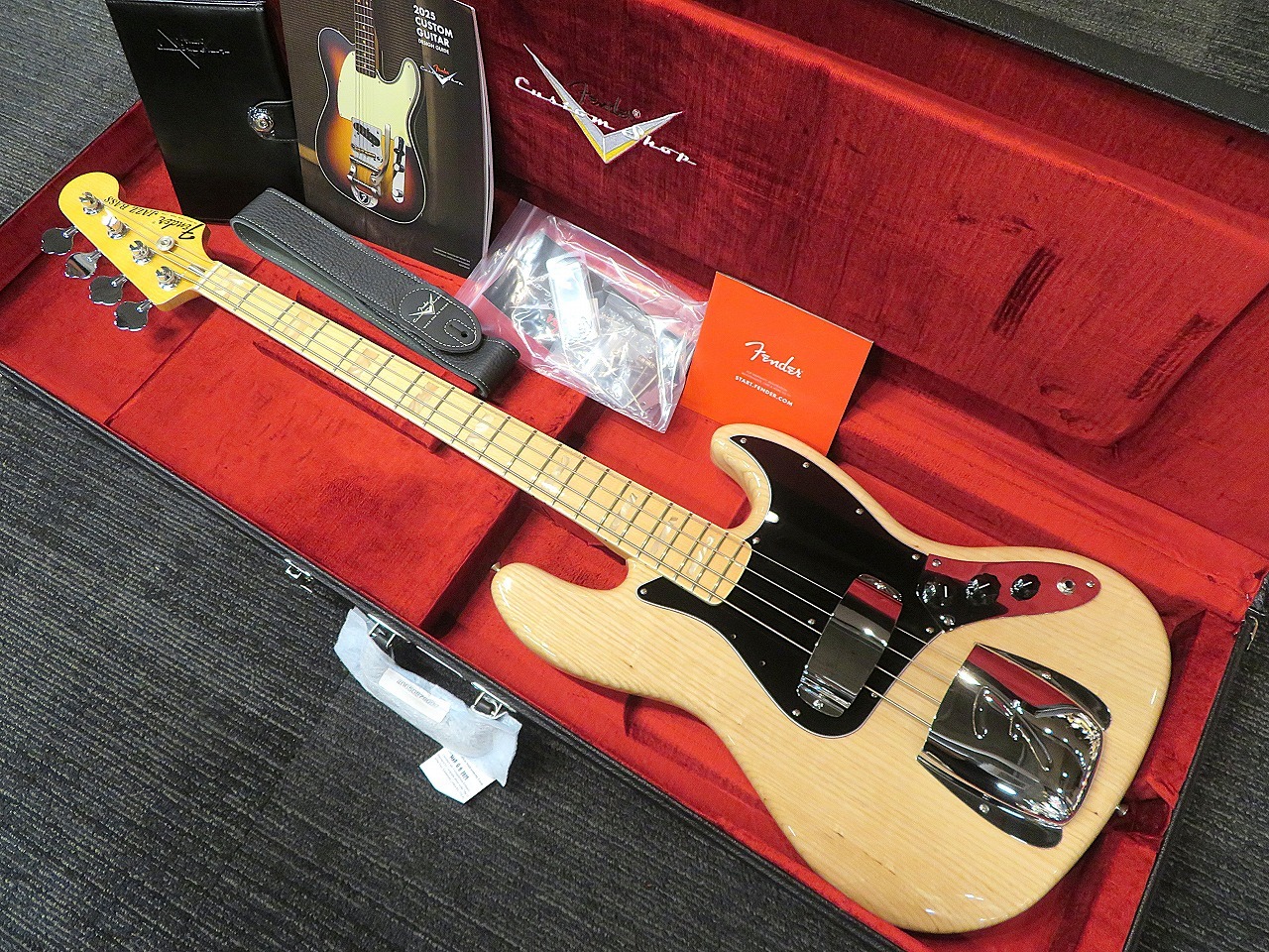 ジャズベース タイプ ノーブランド 改造品 BUSKER'S BJB-Standard BLK ジャズベースタイプ ローステッドメイプル