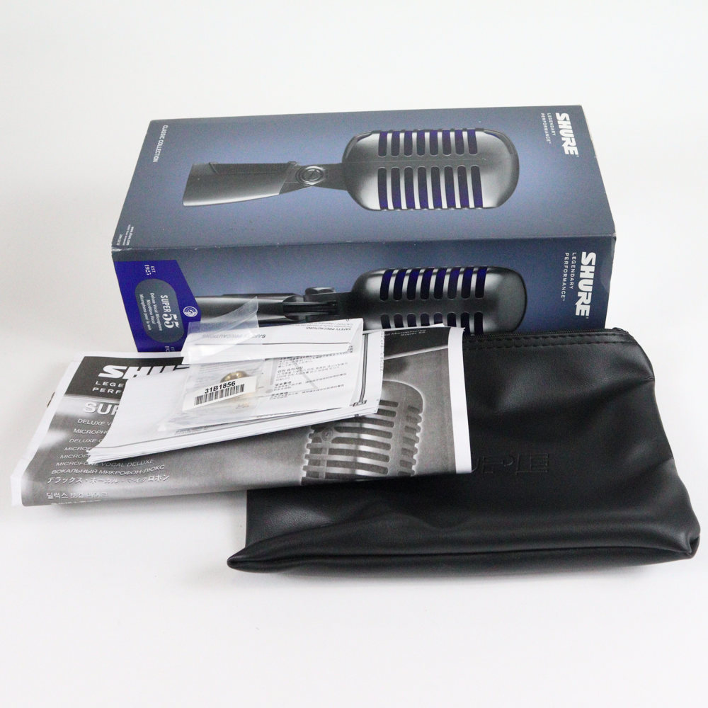 【中古】SHURE SUPER55 ダイナミックマイク シュアー 中古】SHURE SUPER55 ダイナミックマイク シュアー SHURE（シュア