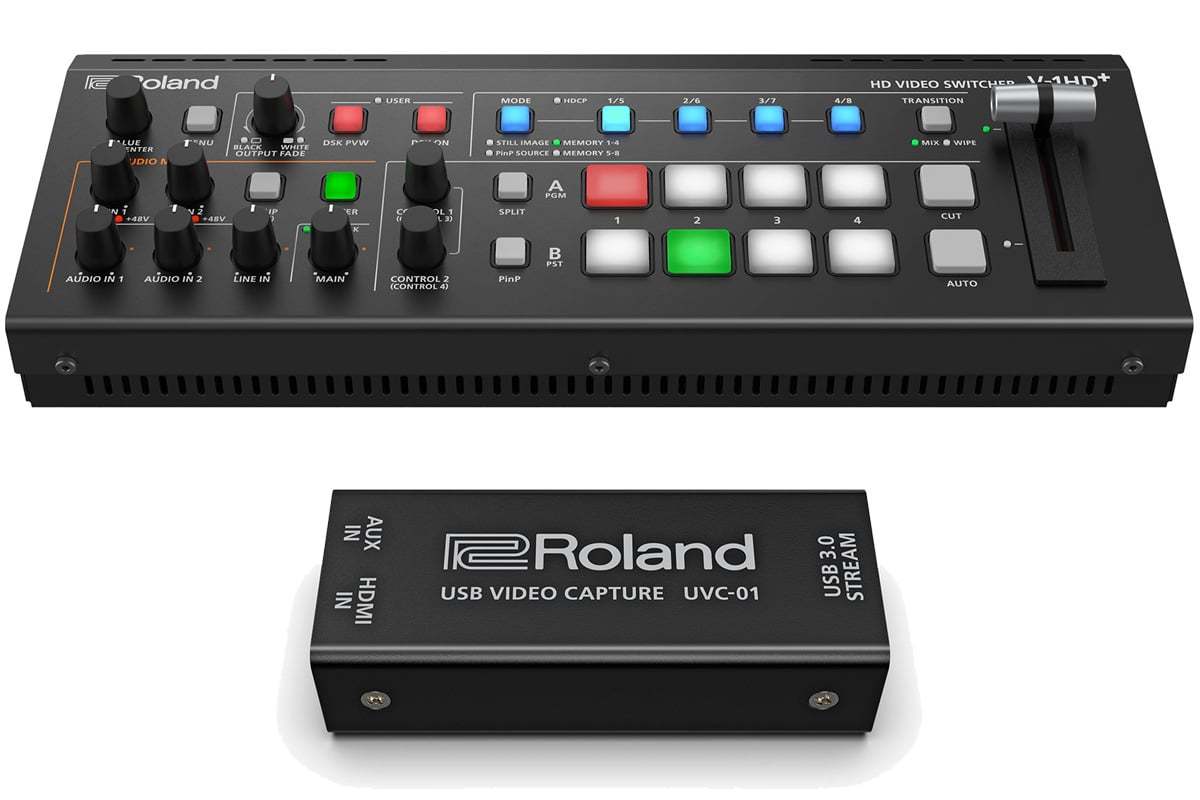 Roland V-1HD PLUS + UVC-01 ビデオスイッチャー【WEBSHOP】（新品 ...