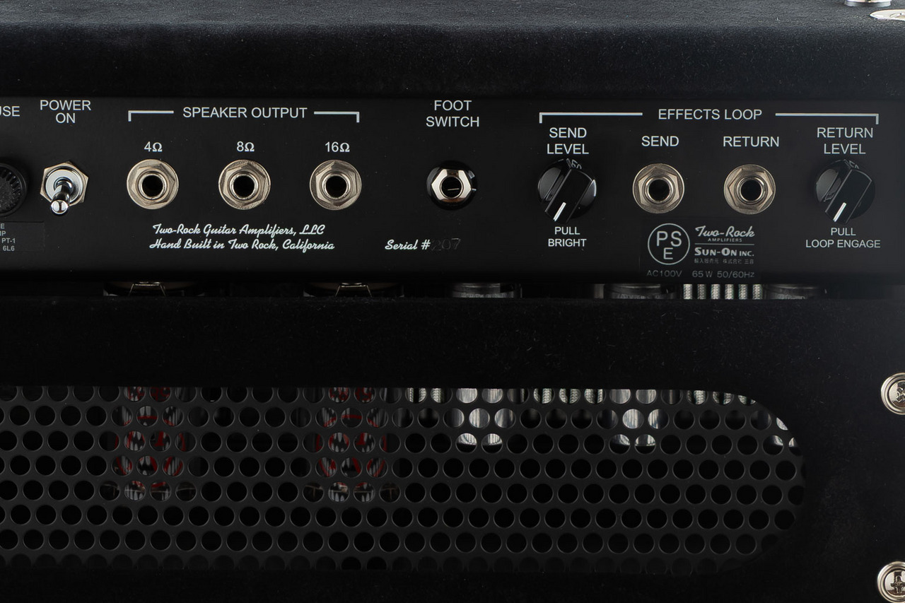 TWO ROCK Studio Overdrive 35Watt Head w/Black Suede/Pinstripe