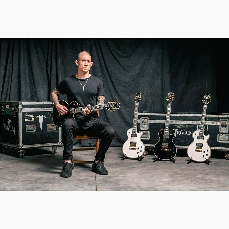 EPIPHONE Matt Heafy Les Paul Custom 7弦 Epiphone Matt Heafy Les Paul Custom Origins 7-String - Ebony