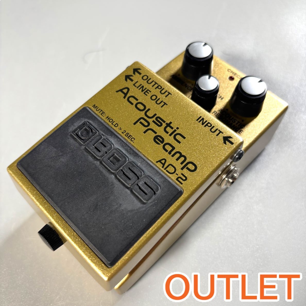 BOSS アコースティックプリアンプ AD-2 BOSS AD-2 Acoustic Preamp アコギ用 プリアンプ ボス AD2