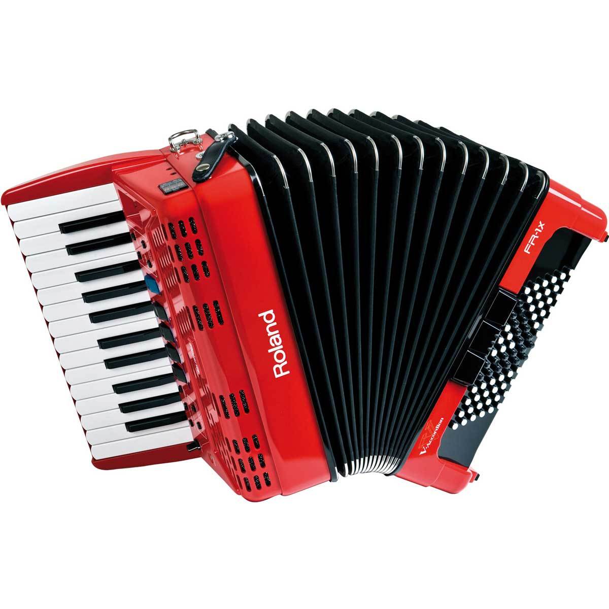 Roland V-Accordion FR-1X RD レッド Ｖアコーディオン ピアノ鍵盤タイプ  【WEBSHOP】（新品/送料無料）【楽器検索デジマート】