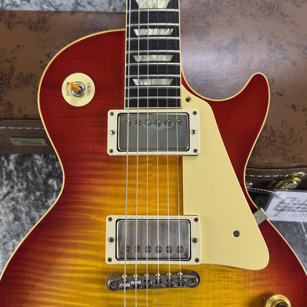 メーカー不明 虎杢 レスポール スタンダード 3H メーカー不明 虎杢