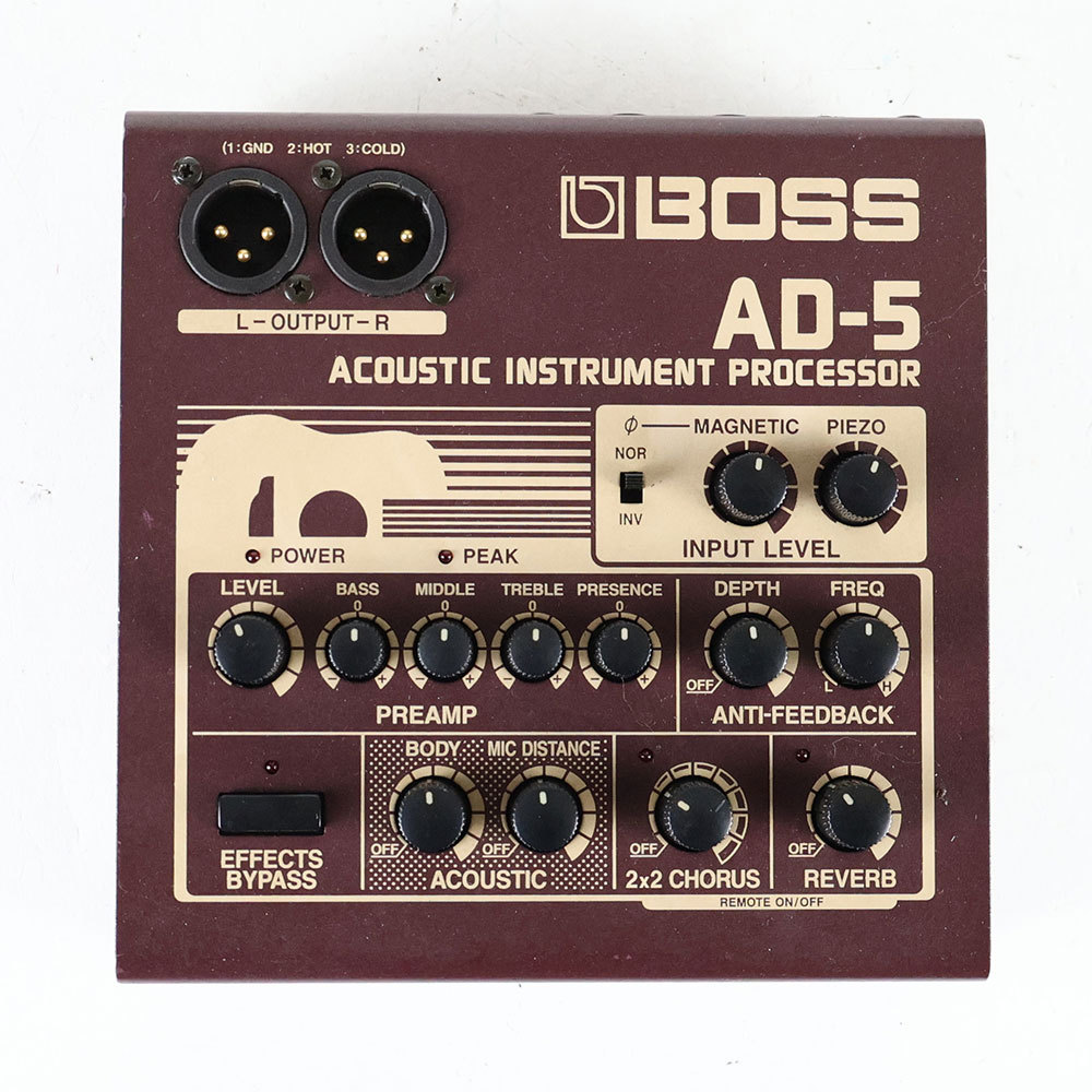 BOSS AD-5 アコギ　DI BOSS 【中古】 アコーステックギター用プリアンプ DI BOSS AD-5