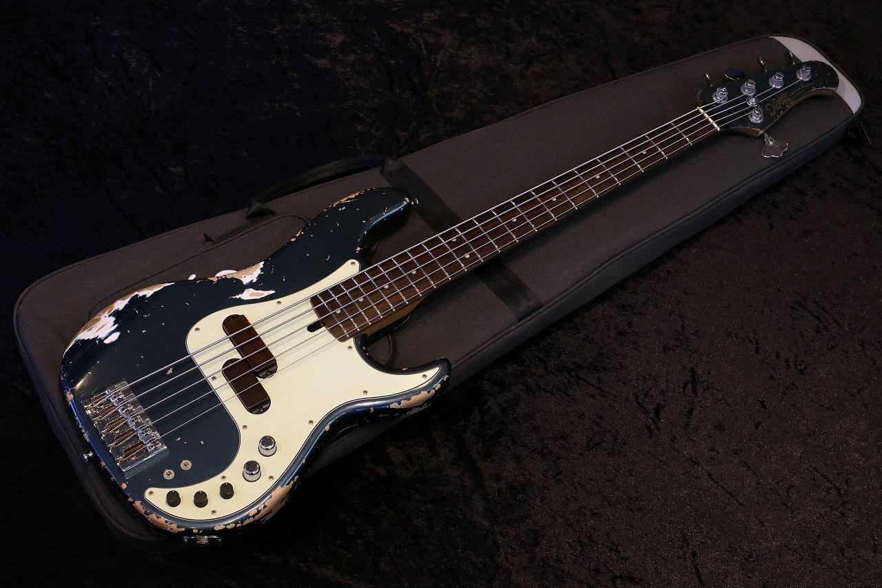 Xotic XP-1T 5st Dark Lake Placid Blue Heavy Aged 