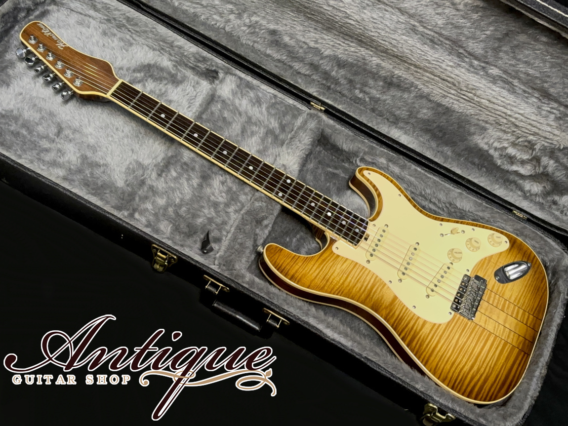 HAMILTONE Deluxe Through Neck Model 2006 Sunburst Full-Original