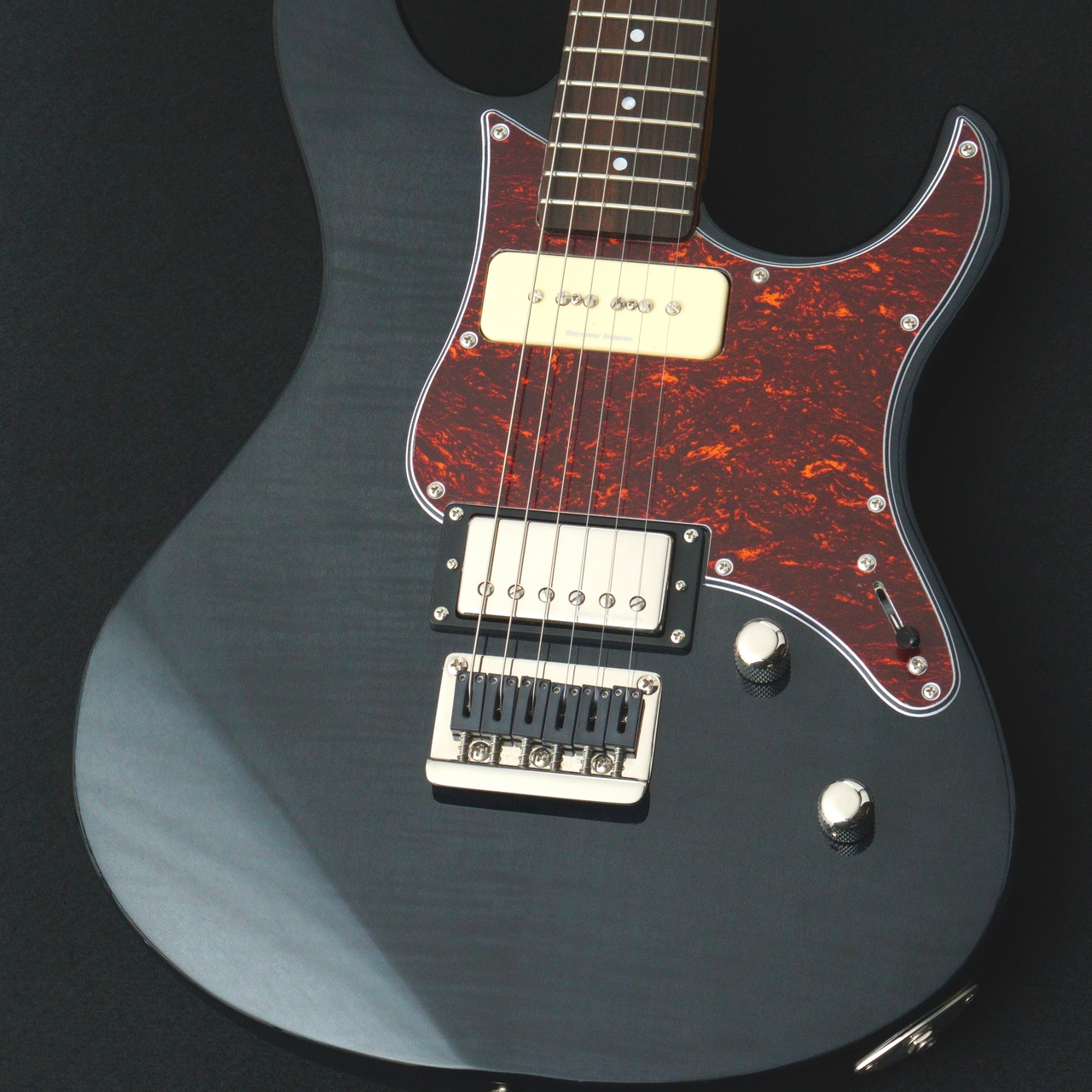 美品 YAMAHA Pacifica PAC611HFM Yamaha PAC611HFM Translucent Black Pacifica Electric Guitar