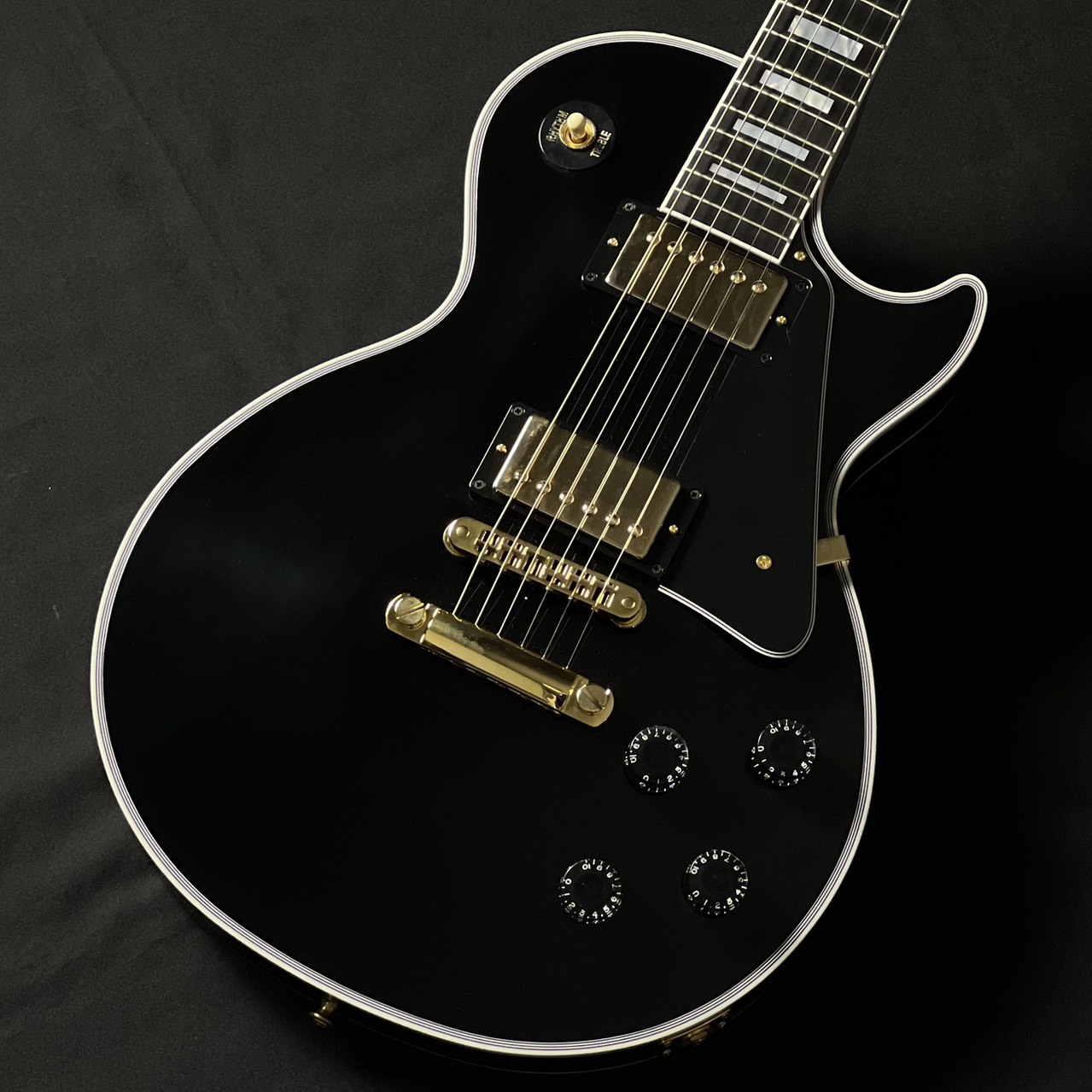 美品 Maestro マエストロ Lespaul custom レスポール 黒 Gibson Les Paul Custom w/ Ebony Fingerboard Gloss Ebony【S/N