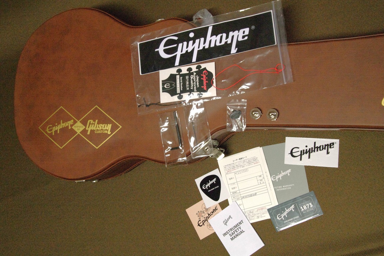 EpiphoneWILDCAT アンテークアイボー ゴールドラメ　ビンデング Epiphone Tak Matsumoto 1955 Les Paul Standard Antique Gold