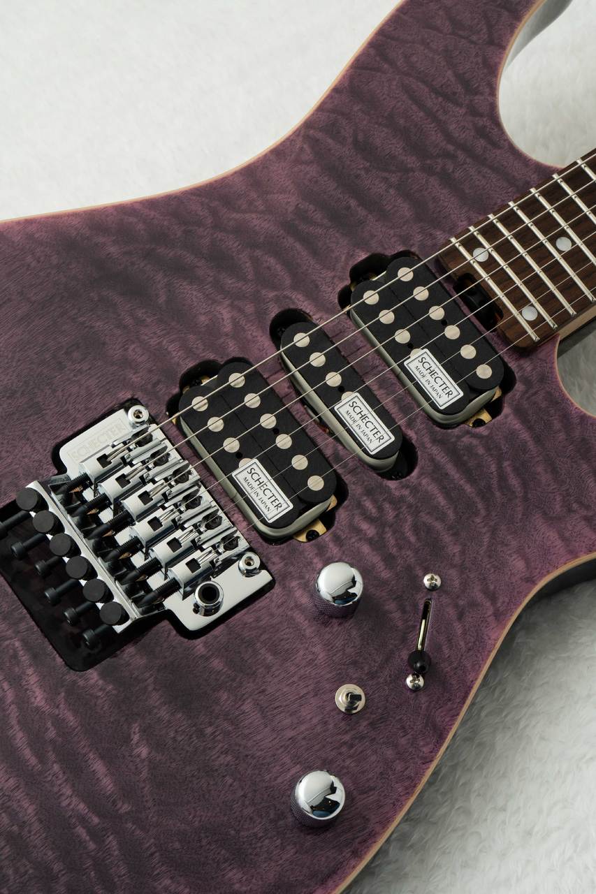 SCHECTER NV-3-24-AL -See-thru Purple / PUR-（新品/送料無料）【楽器