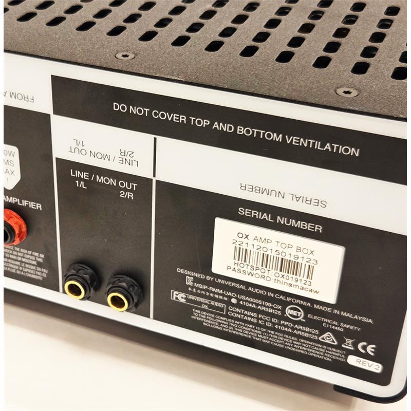Universal Audio USED 中古 OX | Amp Top Box（中古）【楽器検索