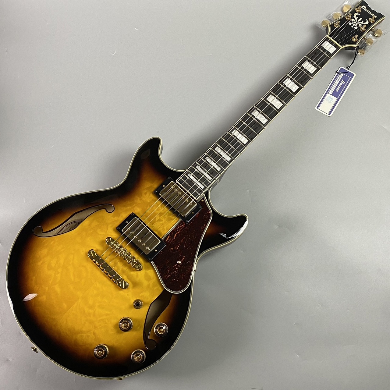 Ibanez（アイバニーズ）/ AM93QM Antique Yellow Sunburst 【現物写真】【USED】【島村楽器独占販売モデル】 【USED】エレクトリックギターセミアコ【イオンモール福岡店】