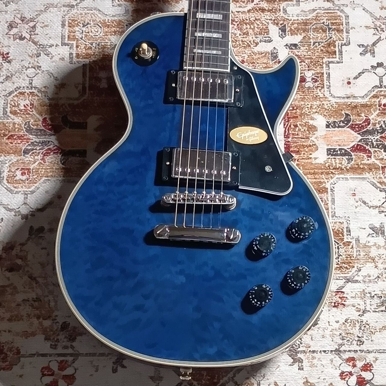 Epiphone Les Paul Custom Quilt -Viper Blue- 【島村楽器限定