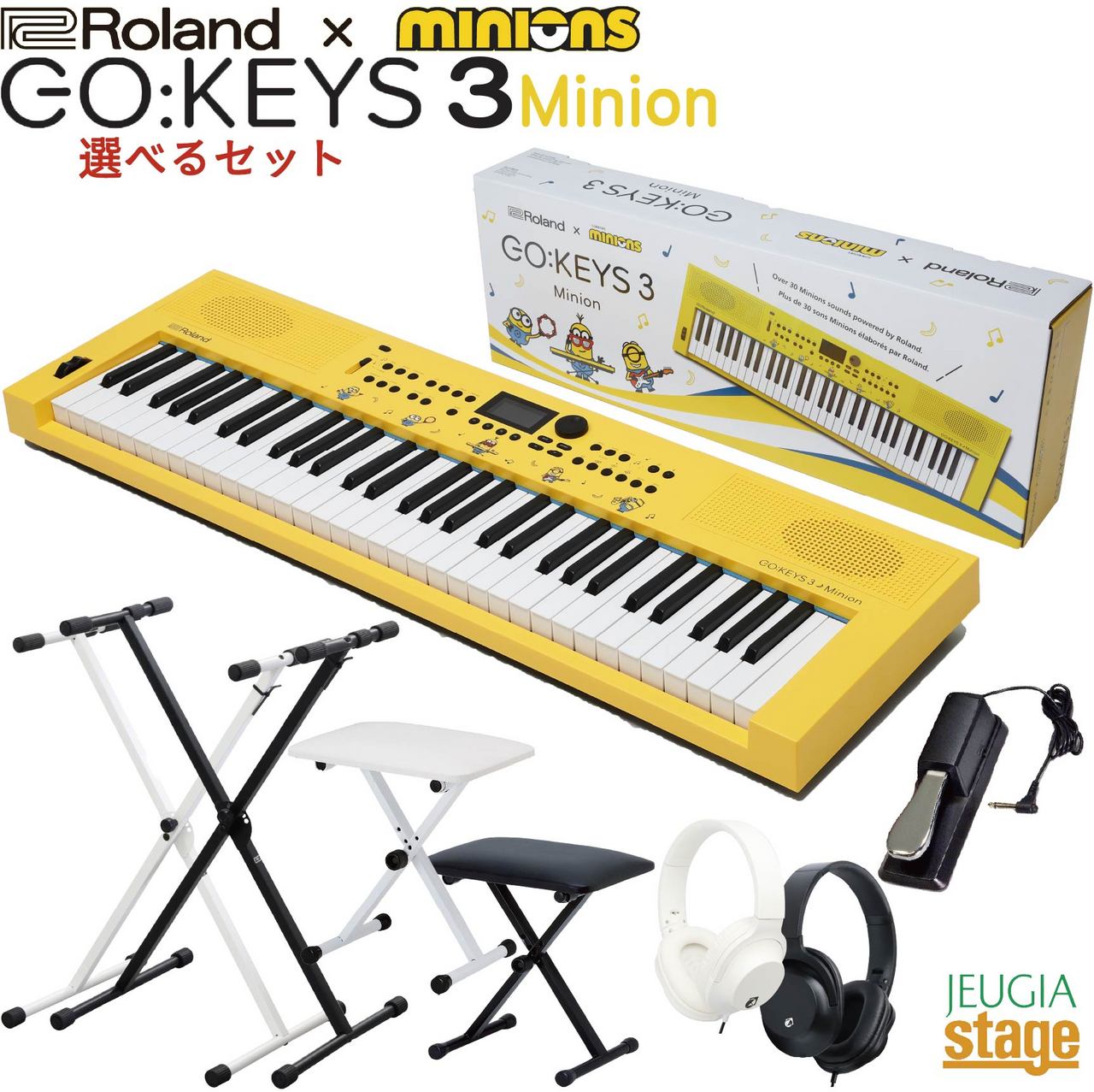 Roland GO:KEYS 3 Minion《GOKEYS3-MI》 【数量限定!選べるカラー