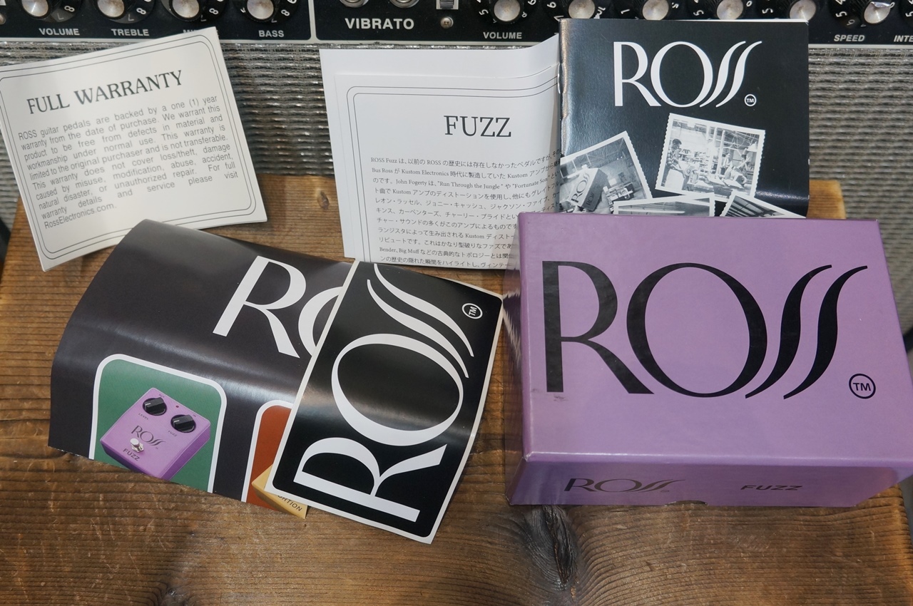 ギター ROSS fuzz Ross Fuzz Video Manual and Demo - YouTube