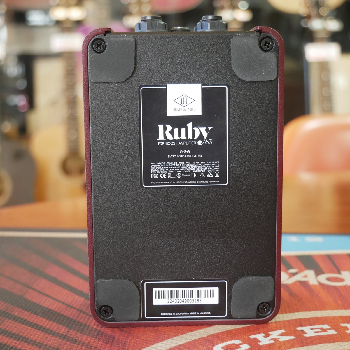 Universal Audio UAFX Ruby '63 Top Boost Amplifier 【VOX SOUND