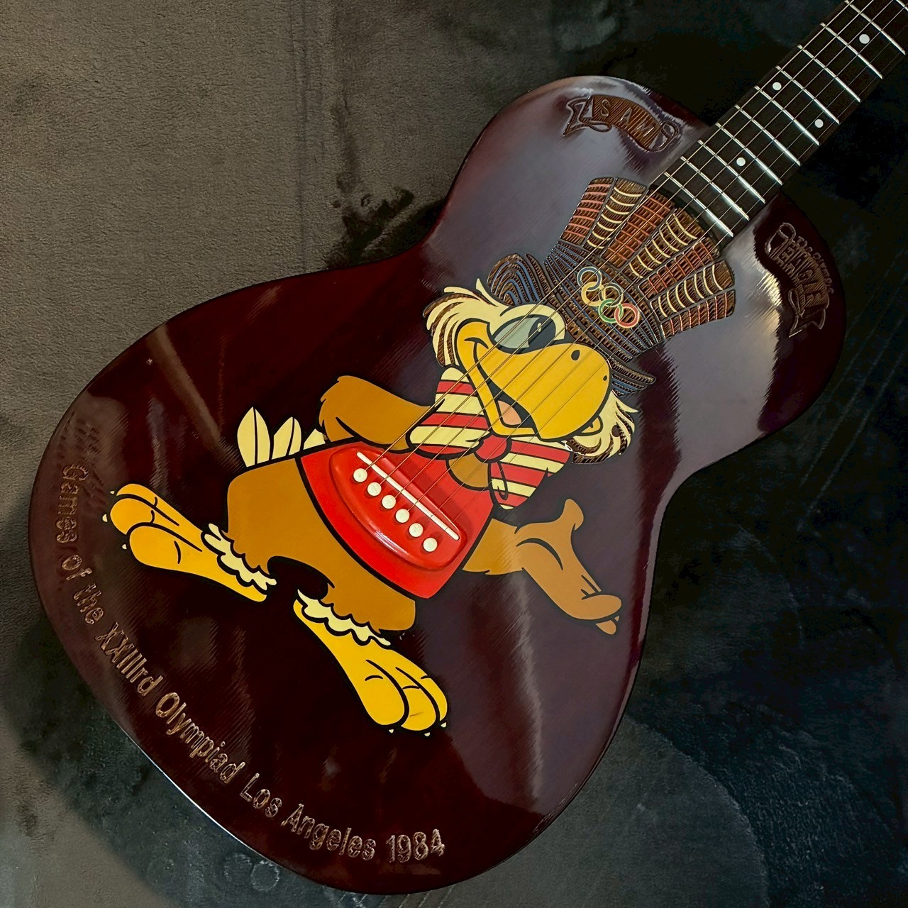 Sam Eagle 1984年ロサンゼルスオリンピック記念ギター アコギ
