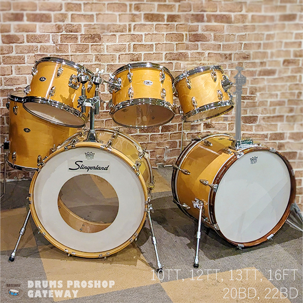 TAMA & SLINGERLAND 70-80's 混合ドラムセット (22.20.10.12 TAMA & SLINGERLAND 70-80's 混合ドラムセット (22.20.10.12