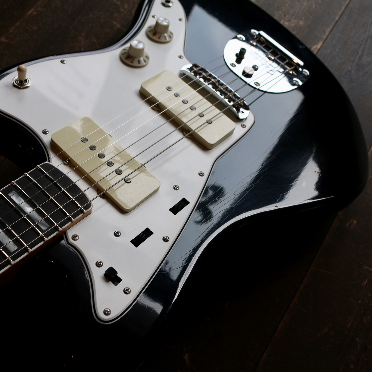 Fender Custom Shop 1966 Jazzmaster Journeyman Relic Black Matching