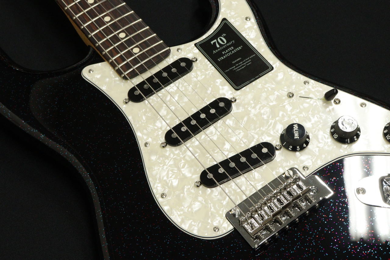 Fender 70TH ANNIVERSARY PLAYER STRATOCASTER Nebula Noir （新品/送料無料）【楽器検索デジマート】