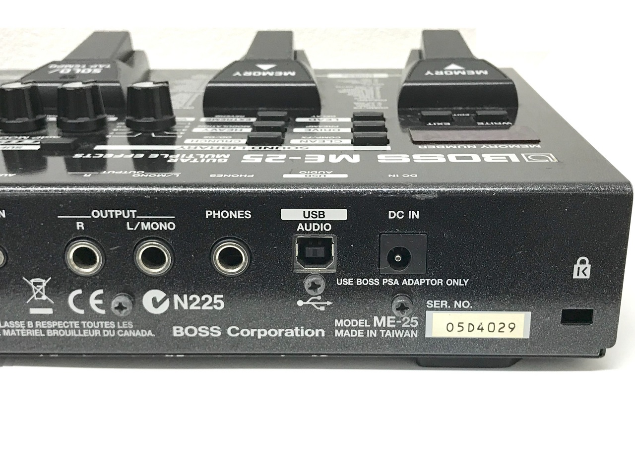 BOSS ME-25 Guitar Multiple Effects（中古）【楽器検索デジマート】