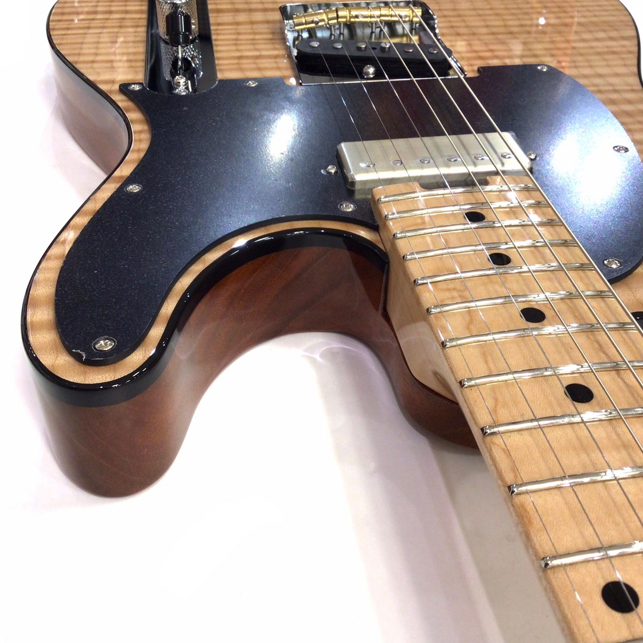 Kz Guitar Works TL Trad 22 MHS3 / Natural 【5Aフレイムメイプル