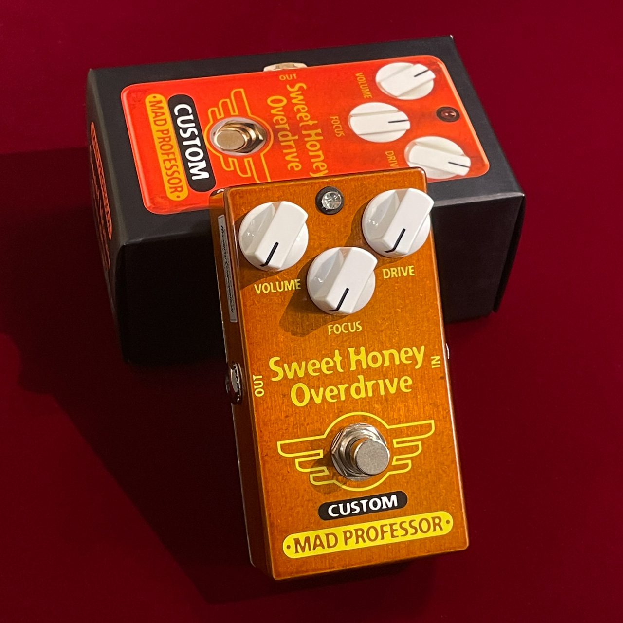 MAD PROFESSOR Sweet Honey Overdrive CUSTOM Fat Bee mod 【CUSTOM