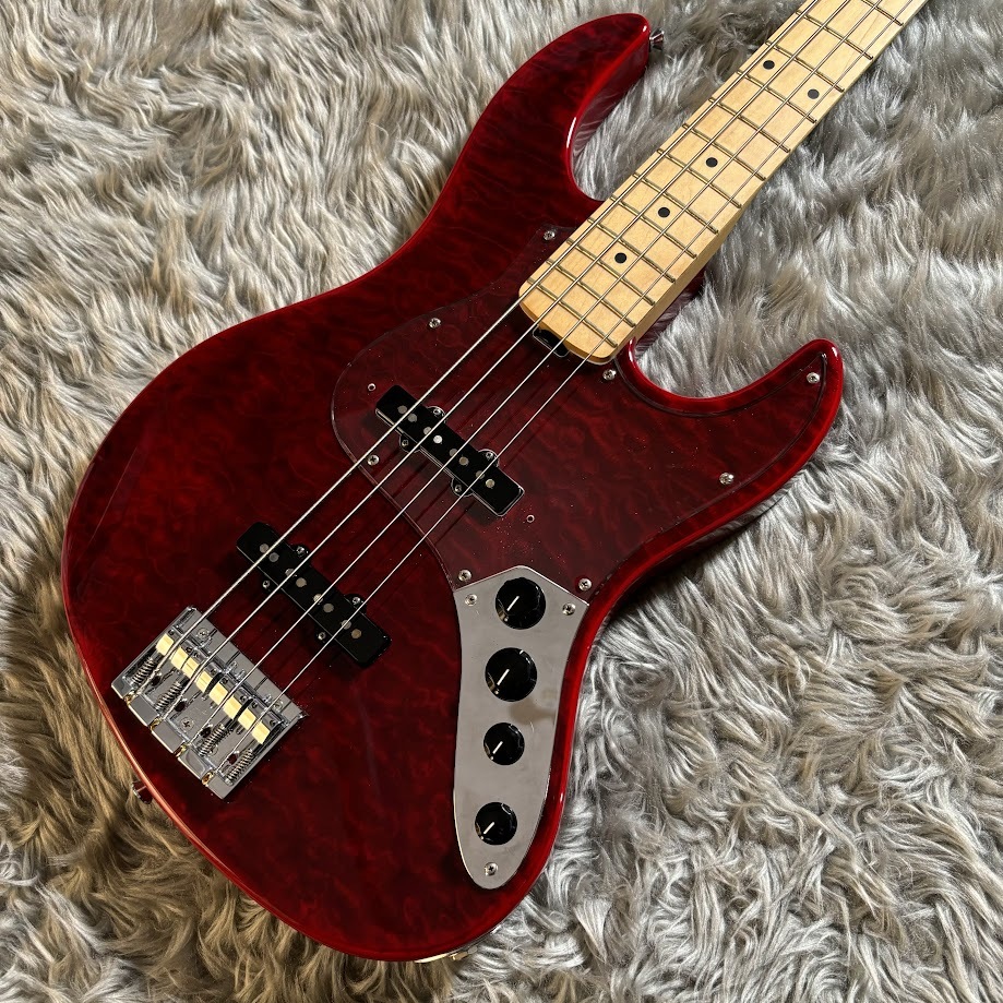 EDWARDS ( エドワーズ )E-AM-150QM Black Cherry Edwards E-AM-150QM Black Cherry Electric Bass Guitar W/Gig