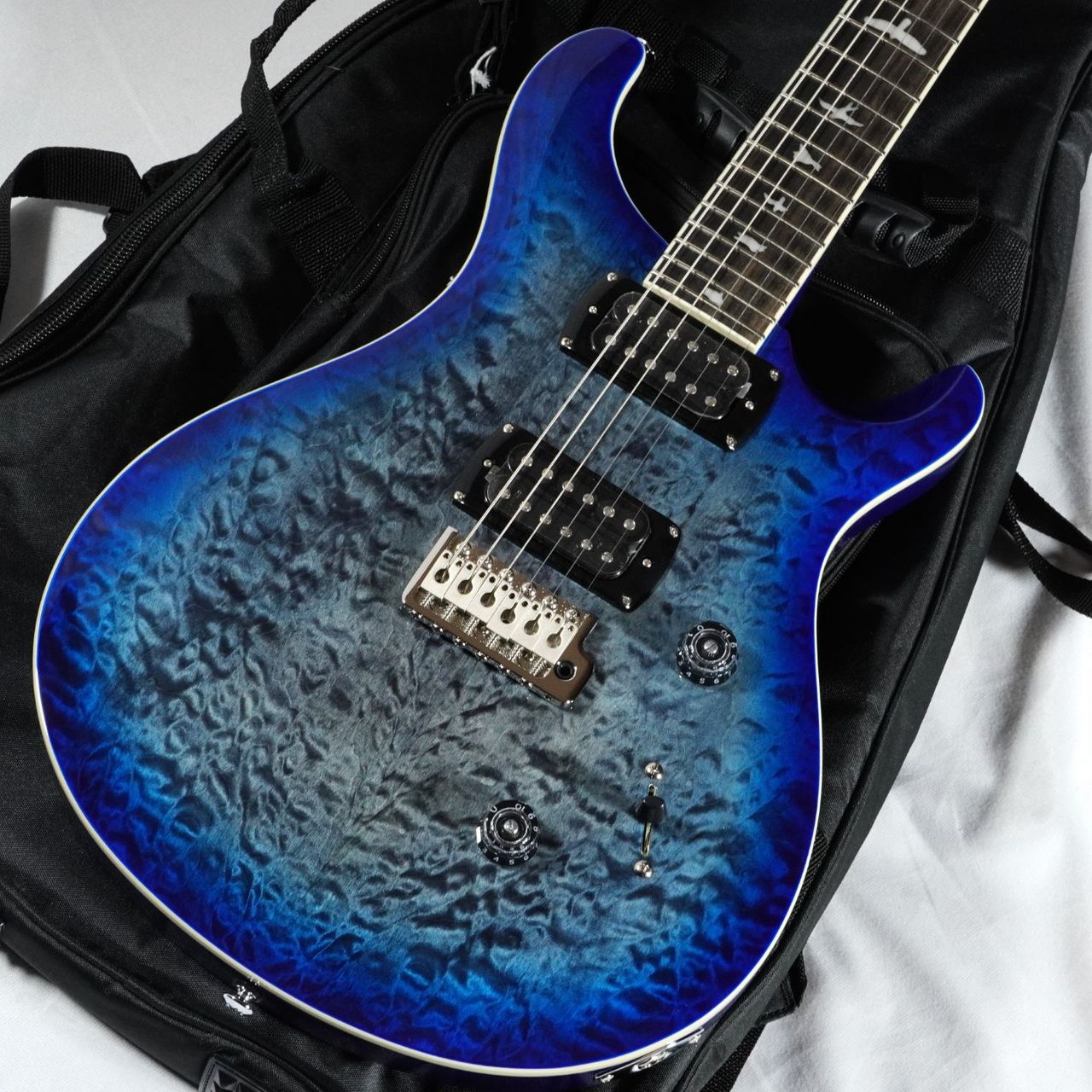 Paul Reed Smith(PRS) SE Custom 24 Quilt Package / Charcoal Blue