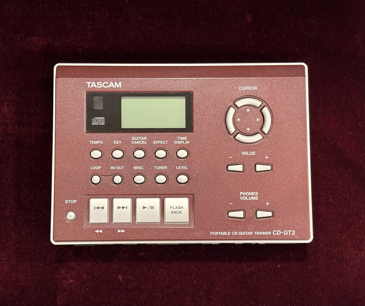 Tascam CD-GT2 ポータブルCDギタートレーナー（中古）【楽器検索