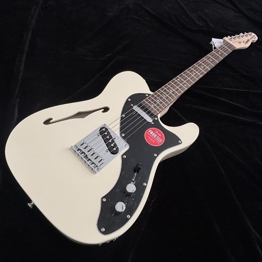 Squier by Fender Affinity Series Telecaster Thinline Olympic White