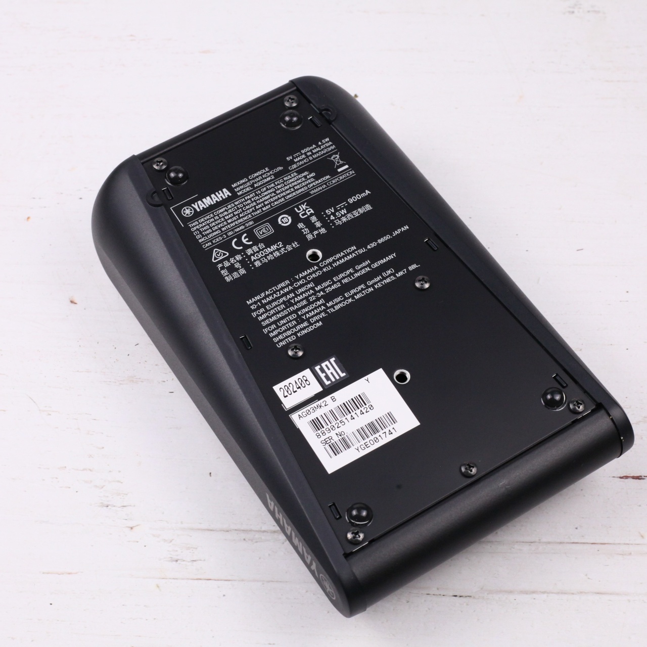 YAMAHA AG03 MK2 (BLACK) ライブストリーミングミキサー（中古）【楽器