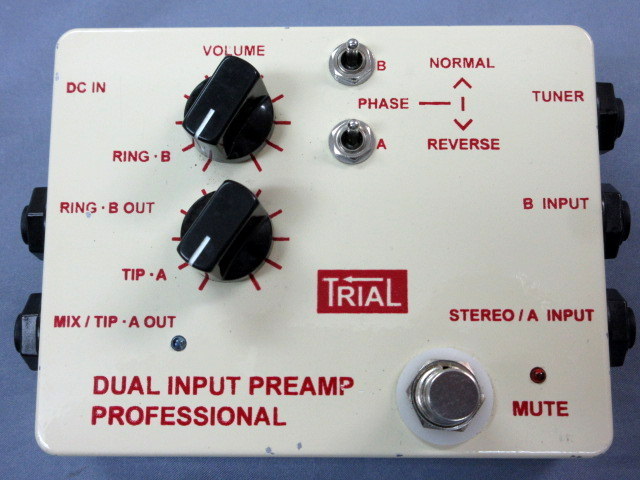 その他 TRIAL DUAL INPUT PREAMP TRIAL DUAL INPUT PREAMP PROFESSIONAL トライアル ｜イケベ楽器