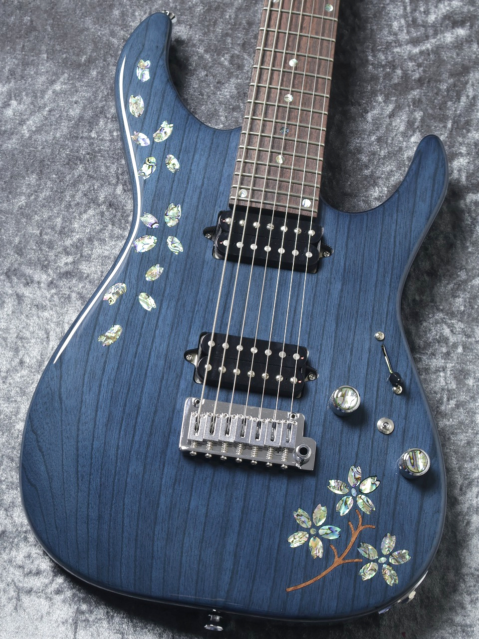 Kino treebud7 24F 2H Ash/Rosewood Neck Sakura Fubuki/Trans Navy【7
