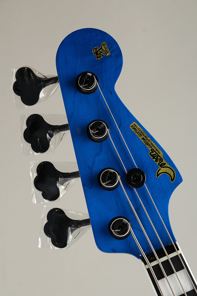 Moon JB-4A Transparent Blue / Black Hardware（新品）【楽器検索