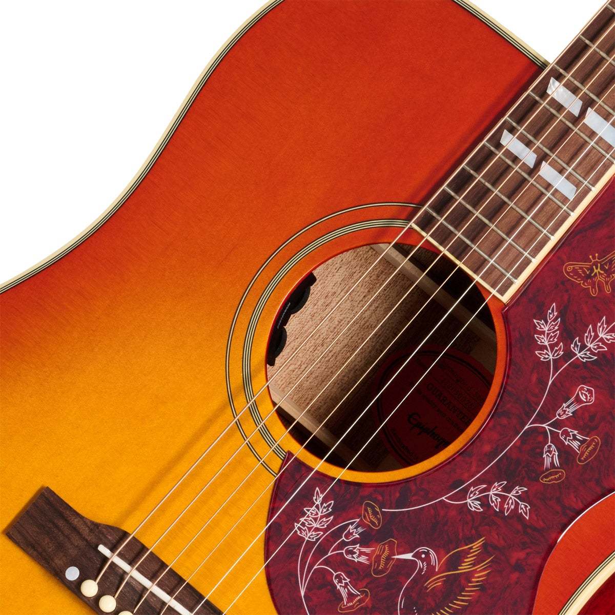 Epiphone Inspired by Gibson Hummingbird Standard Cherry Sunburst
