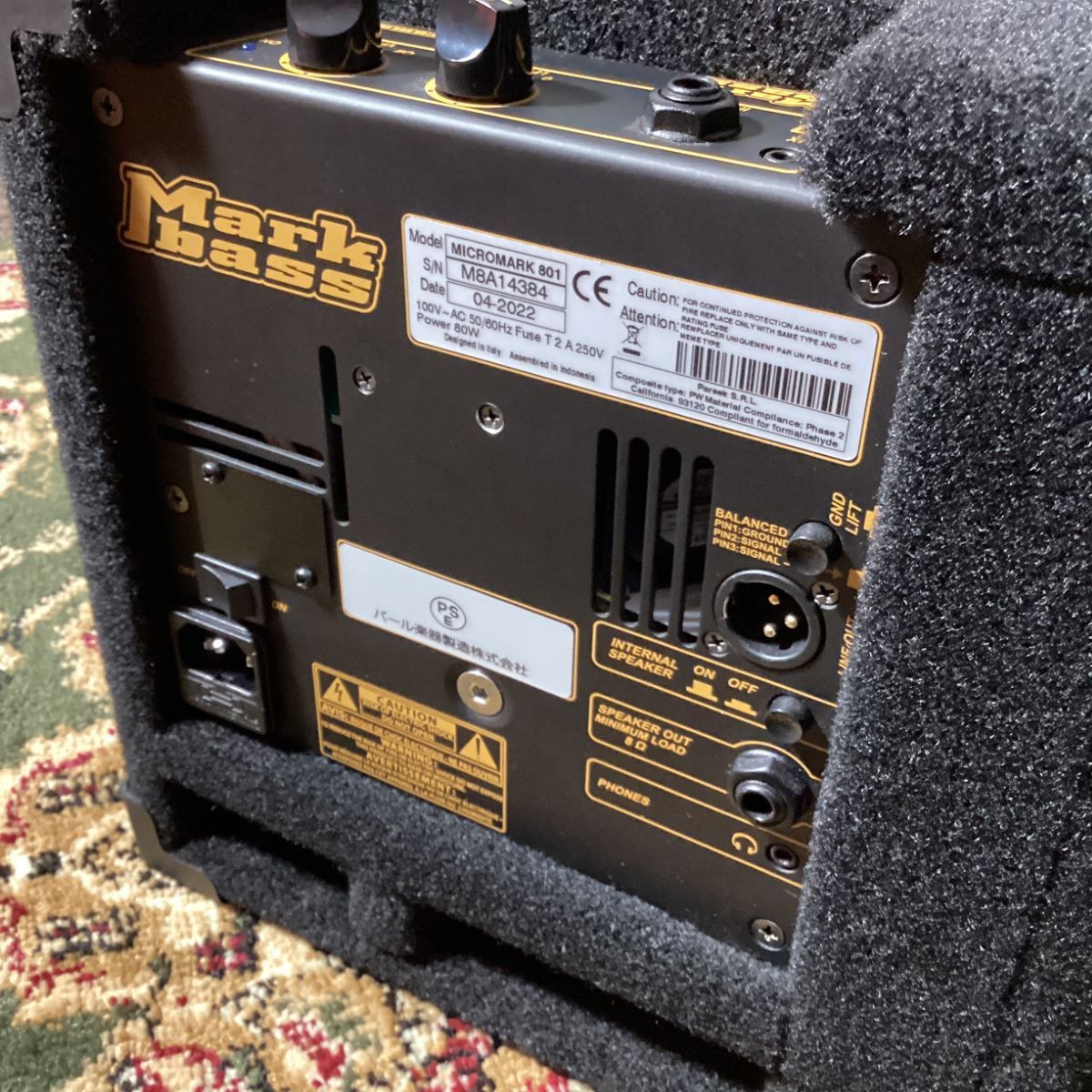 Markbass MICROMARK 801 新品 コンボアンプ , [マークベース][Bass Amplifier Combo,ベースアンプ]