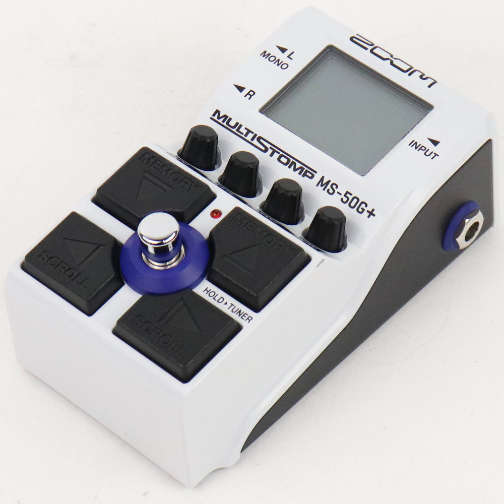 【未使用、新品同様】ZOOM MS-50G+ マルチエフェクター Zoomが人気マルチエフェクターシリーズの新製品『MS-50G+
