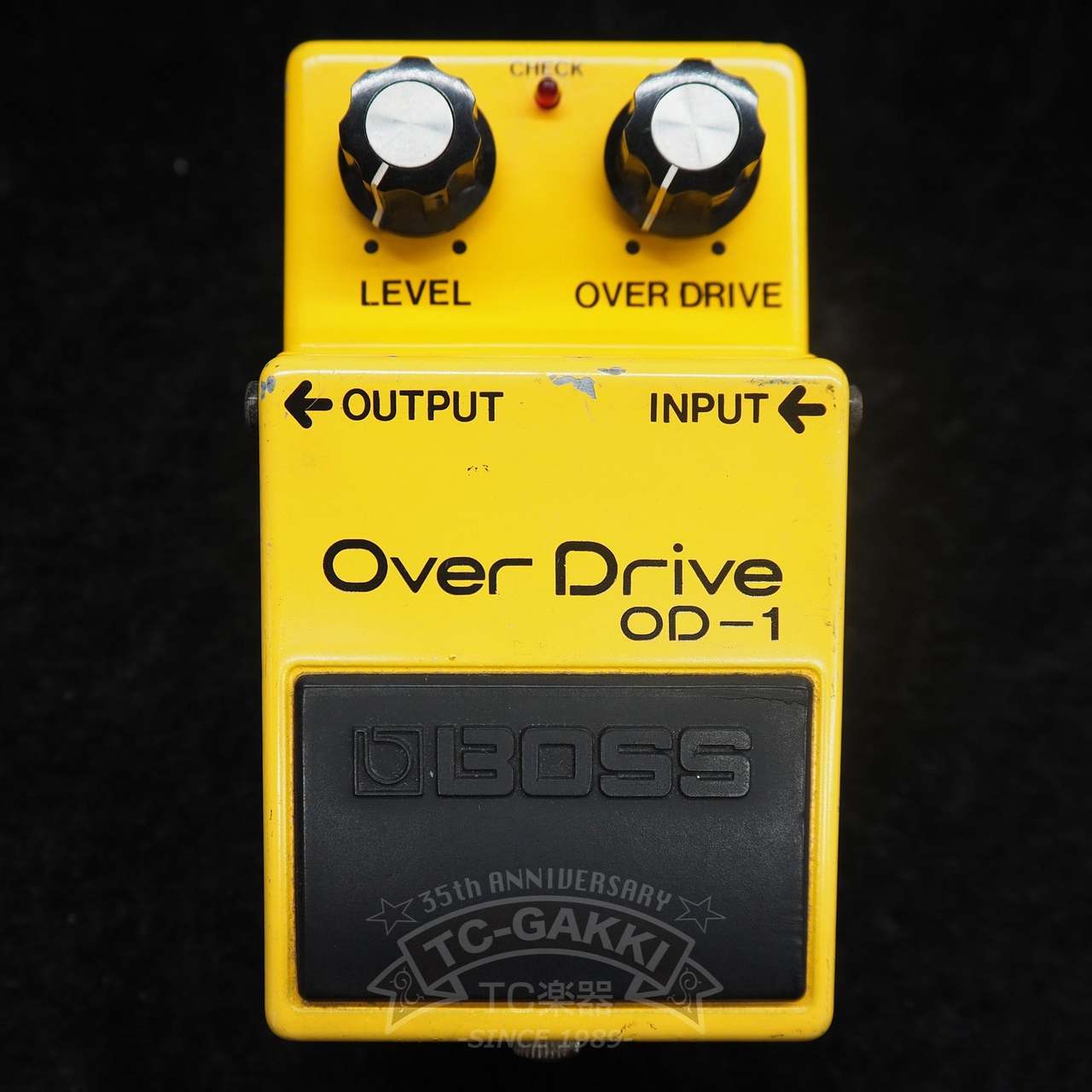 BOSS OD-1 Over Drive (Silver Screw/JAPAN/JRC4558D)（ビンテージ