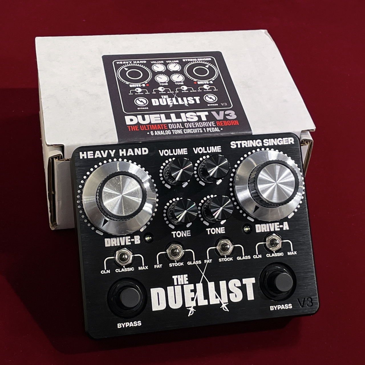 KING TONE GUITAR Duellist V3 【最新V3モデル】【極上2in1ドライブ
