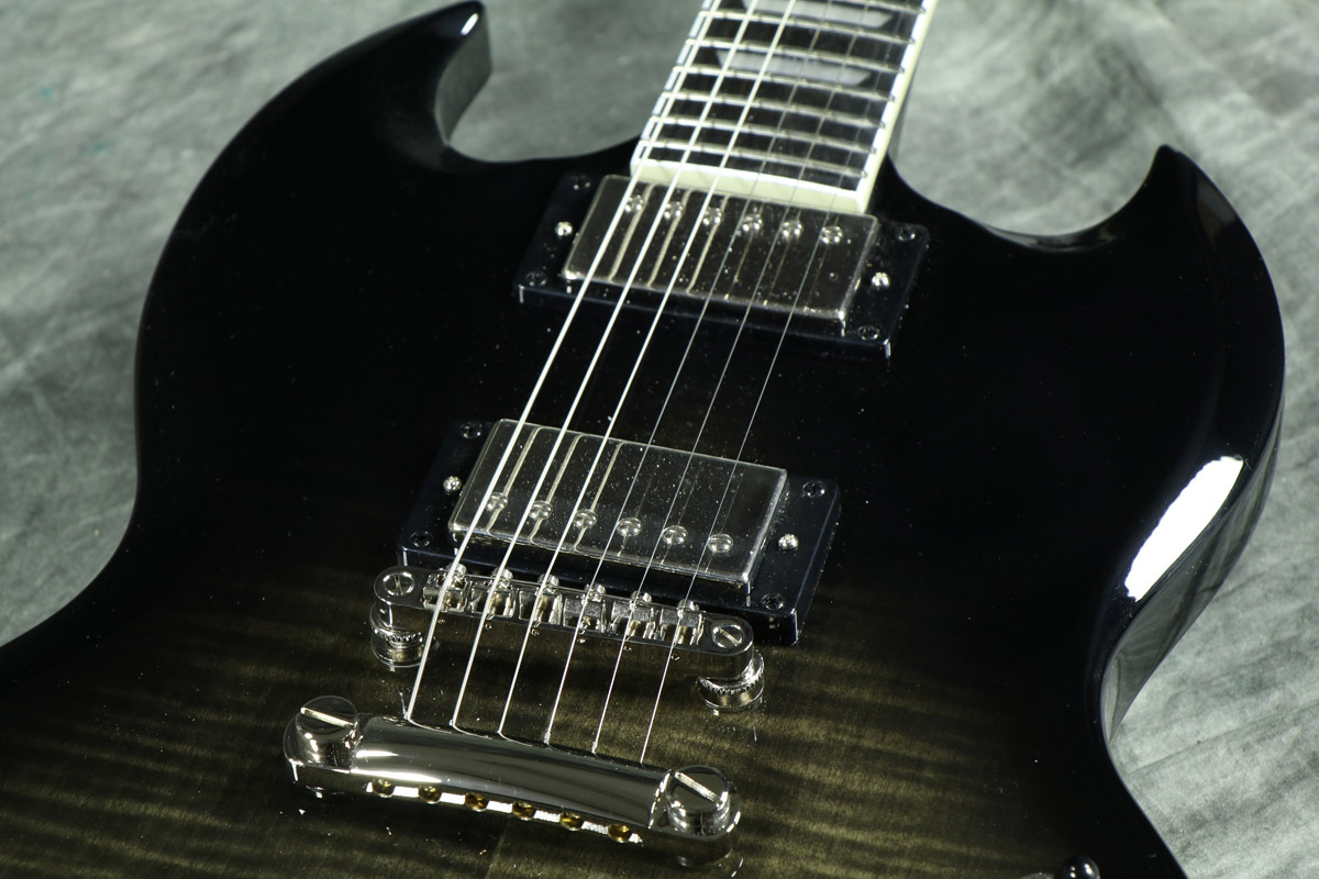 Epiphone Inspired by Gibson SG Modern Figured Trans Black