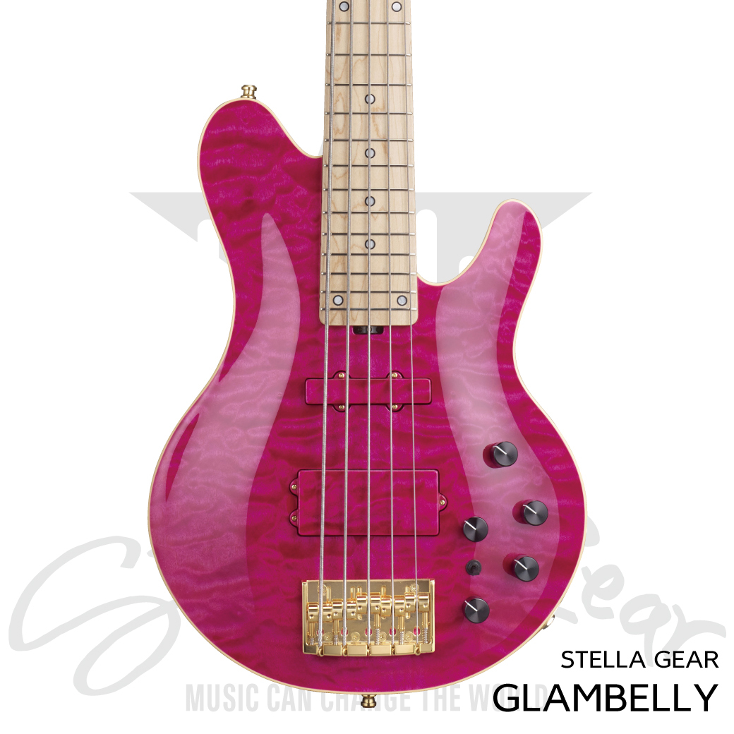 STELLA GEAR GLAMBELLY / See Thru Pink（新品/送料無料）【楽器検索 