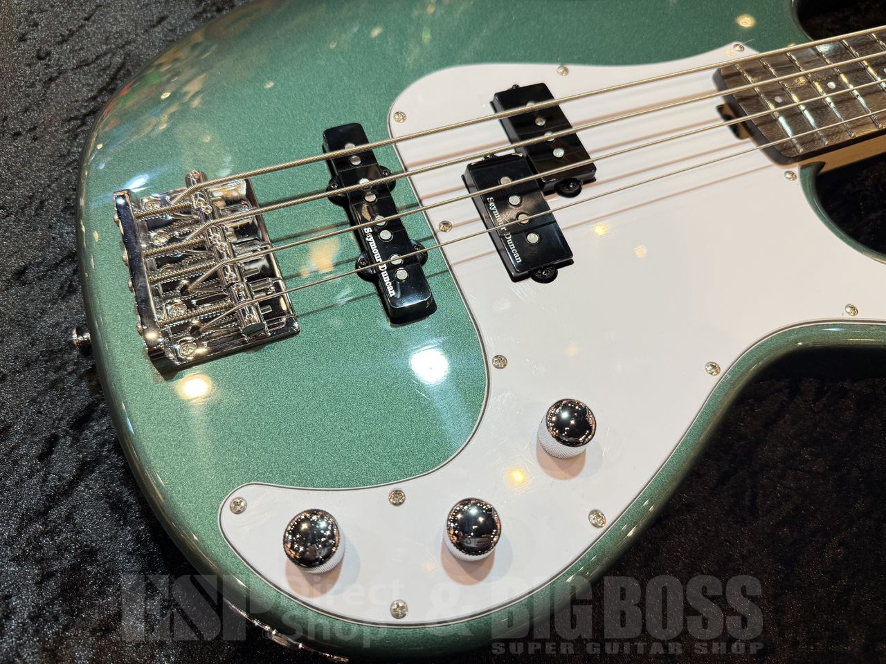 GrassRoots G-AP-PJ /SeymourDuncan PU MOD【Metallic Green】（中古